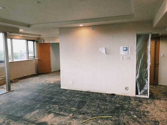 桜坂マンション　工事