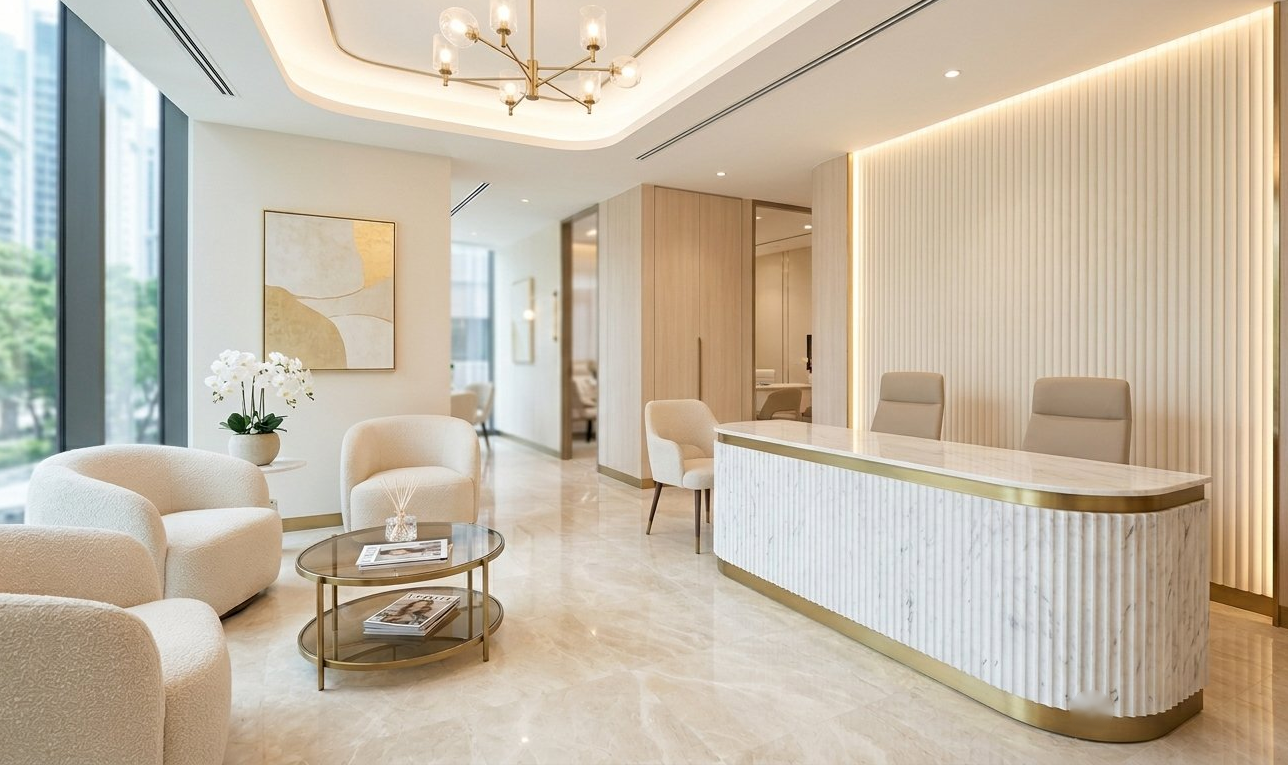 美容クリニックの内装はどうつくる？プライバシーを守り再来院率を高める“動線”と“レイアウト”のポイント